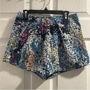 Muse Muse mini, bright, colored, Floral, pleated shorts, festival, spring
